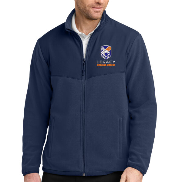 Port Authority® Therma-Tek Fleece Jacket - Embroidered Logo Thumbnail