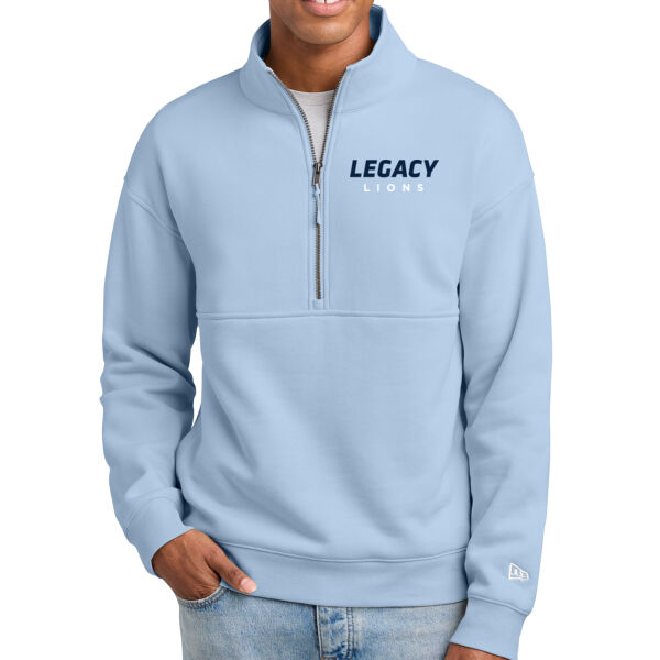 New Era® Heritage Fleece 1/2-Zip - Embroidered Logo Thumbnail