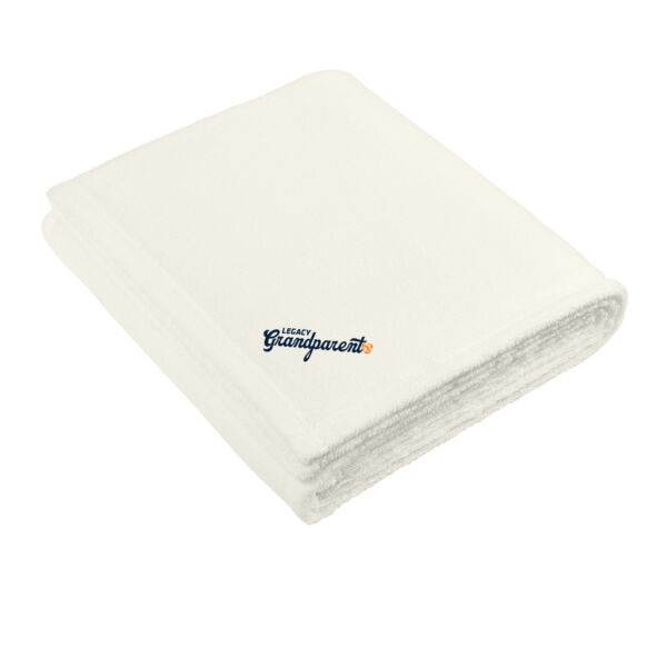 Port Authority® Dream Plush Blanket - Embroidered Logo Thumbnail