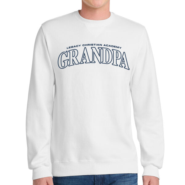 GRANDPA - Port & Co® Beach Wash® Garment-Dyed Crewneck Sweatshirt - Printed Logo Thumbnail