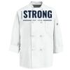 Eight Knot Button Chef Coat with Thermometer Pocket Thumbnail