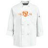 Eight Knot Button Chef Coat with Thermometer Pocket Thumbnail