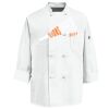 Eight Knot Button Chef Coat with Thermometer Pocket Thumbnail