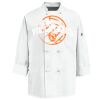 Eight Knot Button Chef Coat with Thermometer Pocket Thumbnail