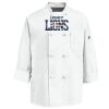 Eight Knot Button Chef Coat with Thermometer Pocket Thumbnail