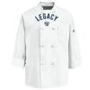 Eight Knot Button Chef Coat with Thermometer Pocket Thumbnail