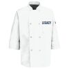 Eight Pearl Button Chef Coat with Thermometer Pocket Thumbnail