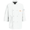 Eight Pearl Button Chef Coat with Thermometer Pocket Thumbnail