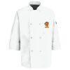 Eight Pearl Button Chef Coat with Thermometer Pocket Thumbnail