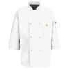 Eight Pearl Button Chef Coat with Thermometer Pocket Thumbnail