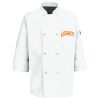 Eight Pearl Button Chef Coat with Thermometer Pocket Thumbnail