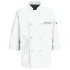 Eight Pearl Button Chef Coat with Thermometer Pocket Thumbnail