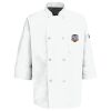 Eight Pearl Button Chef Coat with Thermometer Pocket Thumbnail