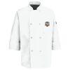 Eight Pearl Button Chef Coat with Thermometer Pocket Thumbnail