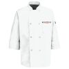 Eight Pearl Button Chef Coat with Thermometer Pocket Thumbnail