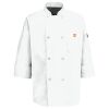 Eight Pearl Button Chef Coat with Thermometer Pocket Thumbnail