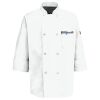 Eight Pearl Button Chef Coat with Thermometer Pocket Thumbnail