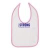 Infant Contrast Trim Premium Jersey Bib Thumbnail