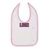 Infant Contrast Trim Premium Jersey Bib Thumbnail