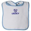 Infant Contrast Trim Terry Bib Thumbnail