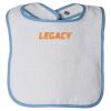 Infant Contrast Trim Terry Bib Thumbnail