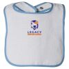 Infant Contrast Trim Terry Bib Thumbnail