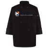 Ten Pearl Button Black Chef Coat Thumbnail