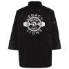 Ten Pearl Button Black Chef Coat Thumbnail