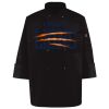 Ten Pearl Button Black Chef Coat Thumbnail