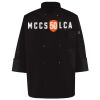 Ten Pearl Button Black Chef Coat Thumbnail