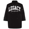 Ten Pearl Button Black Chef Coat Thumbnail