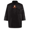 Black Knot Button Chef Coat Thumbnail