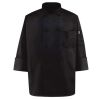 Black Knot Button Chef Coat Thumbnail