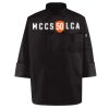 Black Knot Button Chef Coat Thumbnail