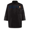 Black Knot Button Chef Coat Thumbnail